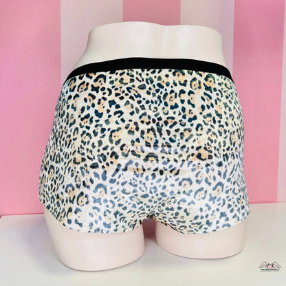 Leopard print velice elastické semišové boxerky Victoria’s Secret apparel &amp; accessories