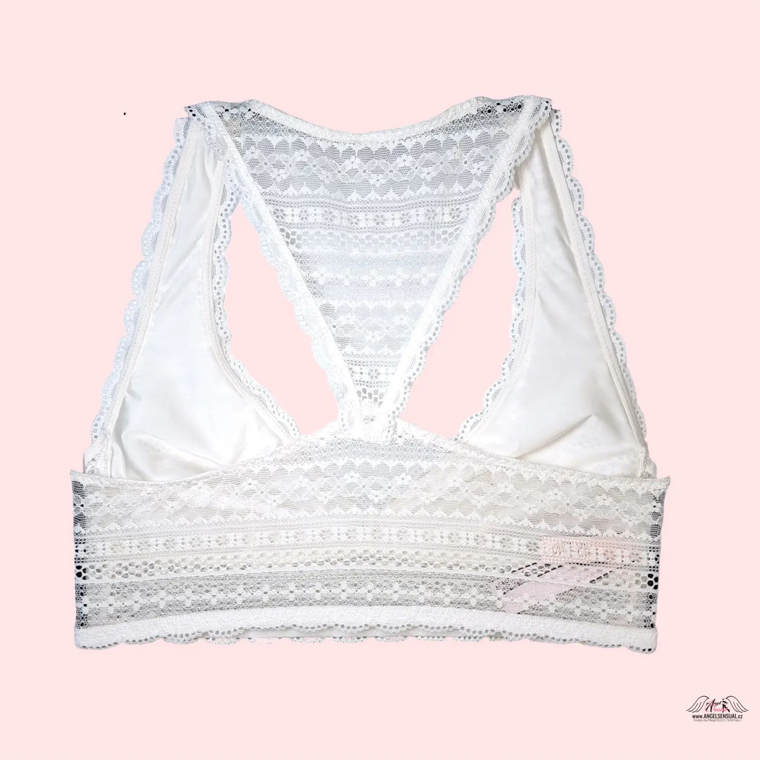 Lákavá krajková braletka Victoria’s Secret s květinovými motivy