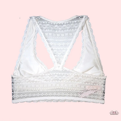 Lákavá krajková braletka Victoria’s Secret s květinovými motivy