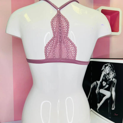 Mauve lace bralette Victoria’s Secret celokrajková braletka zapínáním vpředu in apparel &amp; accessories