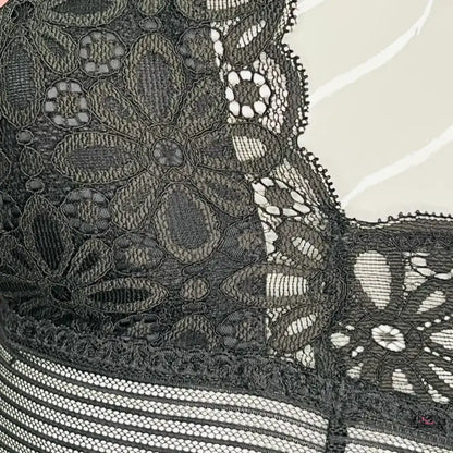 Black květinovým vzorem victoria’s secret braletka s krajkovým designem