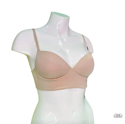 Beige podšívkový poloviční podprsenka Victoria’s Secret Braletka na maníkenech