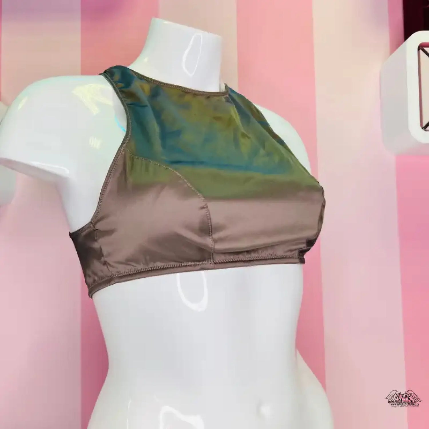 Satinový halter crop top Victoria’s Secret v kategorii apparel &amp; accessories nebo lingerie