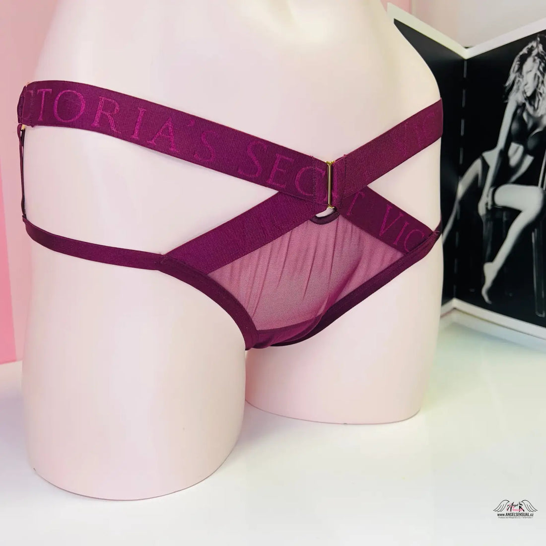 Victoria’s Secret velmi svůdný střih sexy kalhotky Burgundy Více Barev