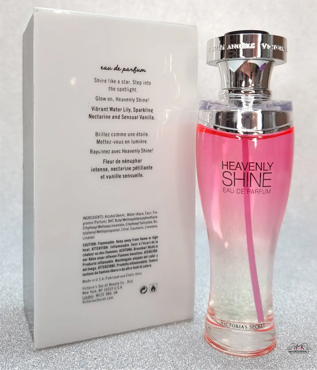 Victoria’s Secret Heavenly Shine Limitovaná Edice andělé nebeský lesk parfémová láhev