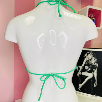 Stylový horní díl plavek Victoria’s Secret s šňůrkami pro letní radovánky
