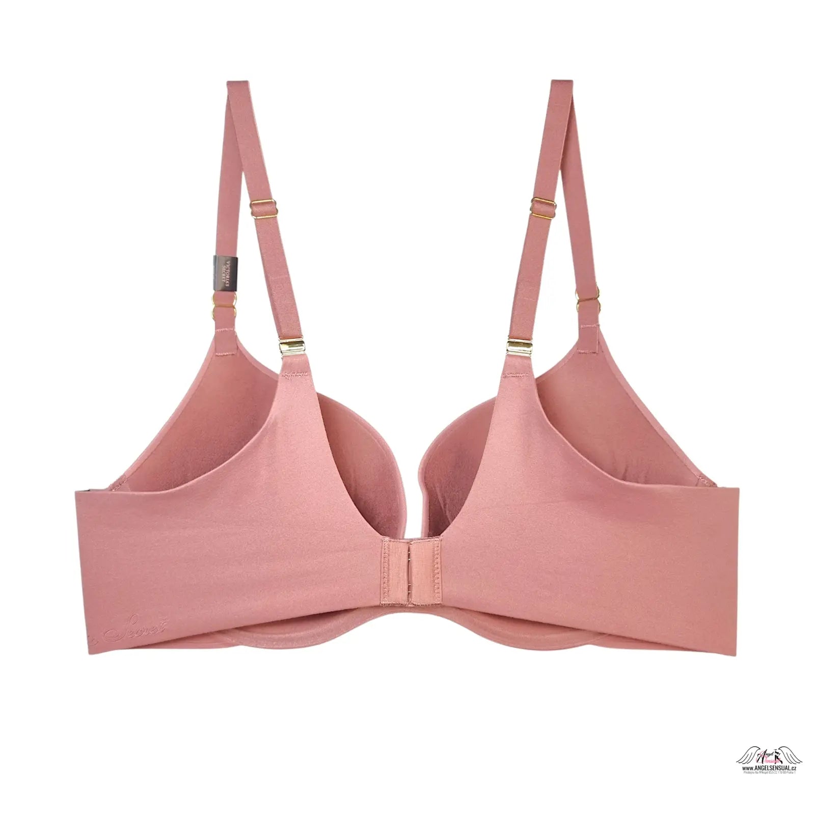 Růžová pohodlná podprsenka Victoria’s Secret s nastavitelnými ramínky