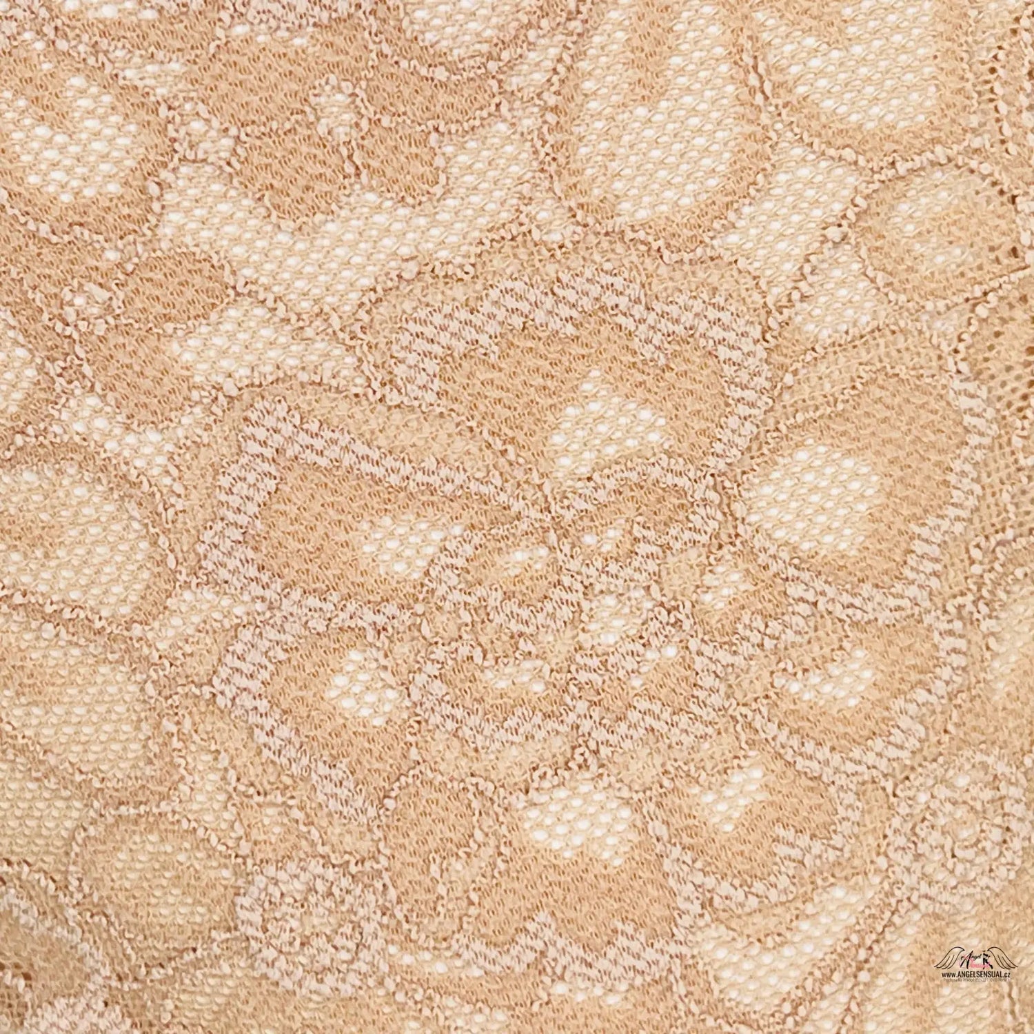 Beige květinové krajkové kalhotky Victoria’s Secret s agent provocateur design