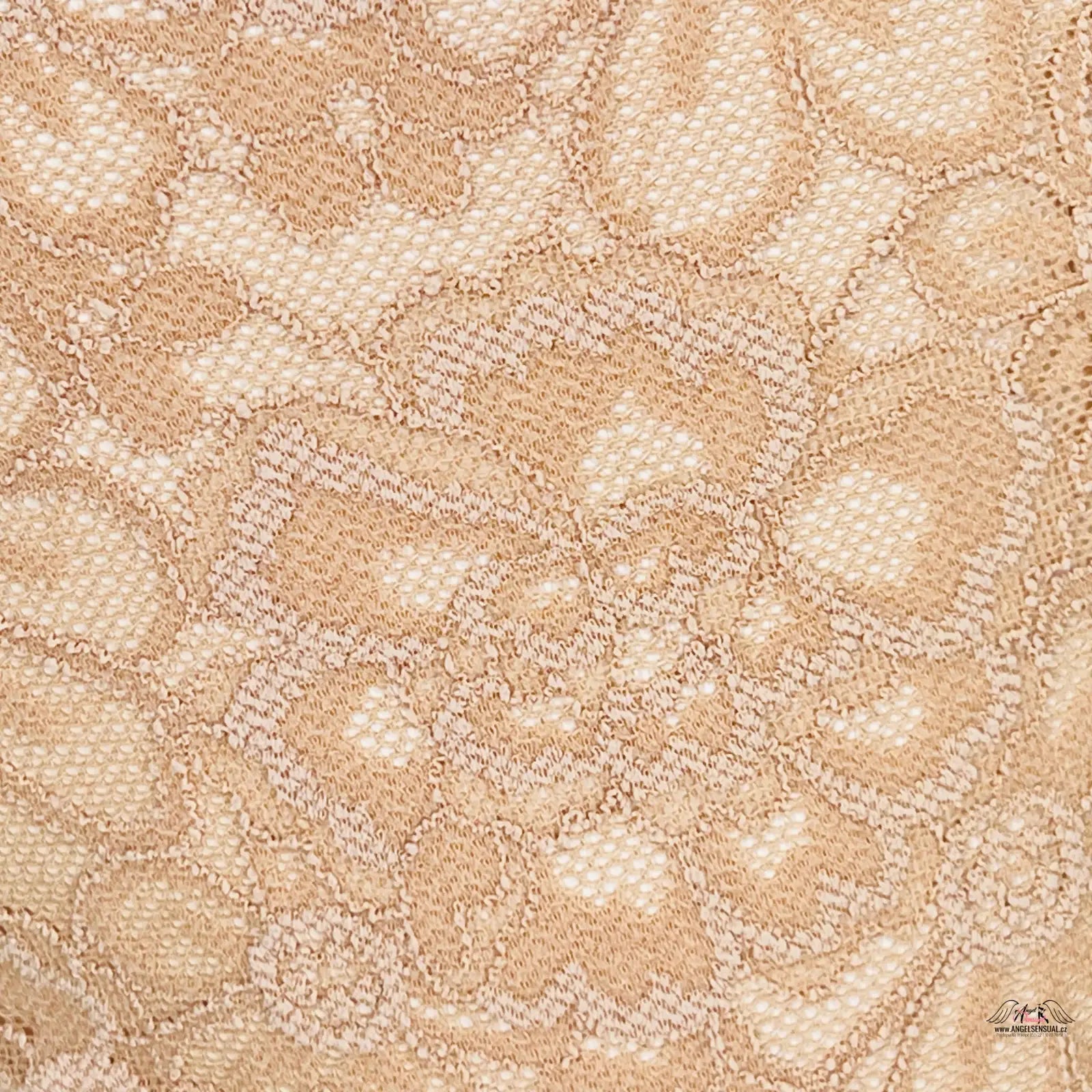Beige květinové krajkové kalhotky Victoria’s Secret s agent provocateur design