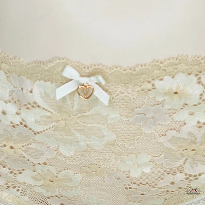 Luxusní jemné kalhotky Victoria’s Secret Kalhotky Krajkové s ozdobnou krajkou a srdíčkem