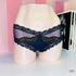 Navy blue smyslný look síťované nízké kalhotky Victoria’s Secret na figuríně