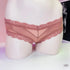 Příjemný materiál, svůdný střih a růžová krajka na cheeky kalhotkách Victoria’s Secret