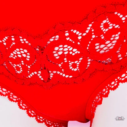 Rední krajkové bikiny kalhotky Victoria’s Secret s elegantním krajkovým vzorem