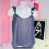 Semišový top s ruffled straps, velice příjemný, ideální apparel & accessories