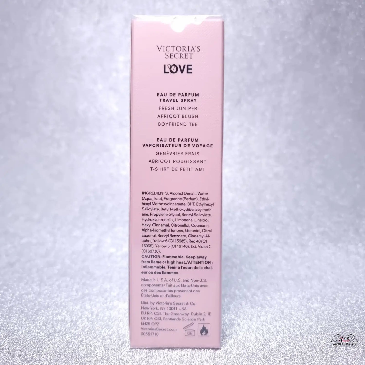 Victoria’s Secret Love Travel Spray - parfém v cestovním balení, ideální pro cestování
