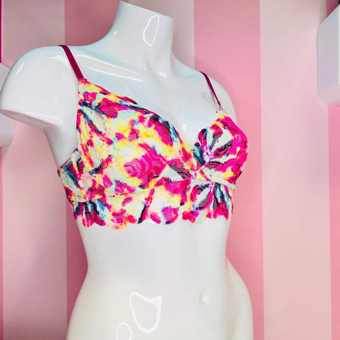 Victoria’s Secret PINK Lace Bralette - S / Růžová / Nové se štítky - Podprsenky
