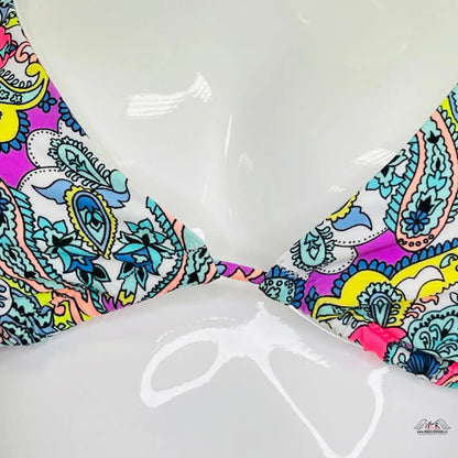 Bikini top s pestrým paisley vzorem, elastický horní díl plavek, Victoria’s Secret