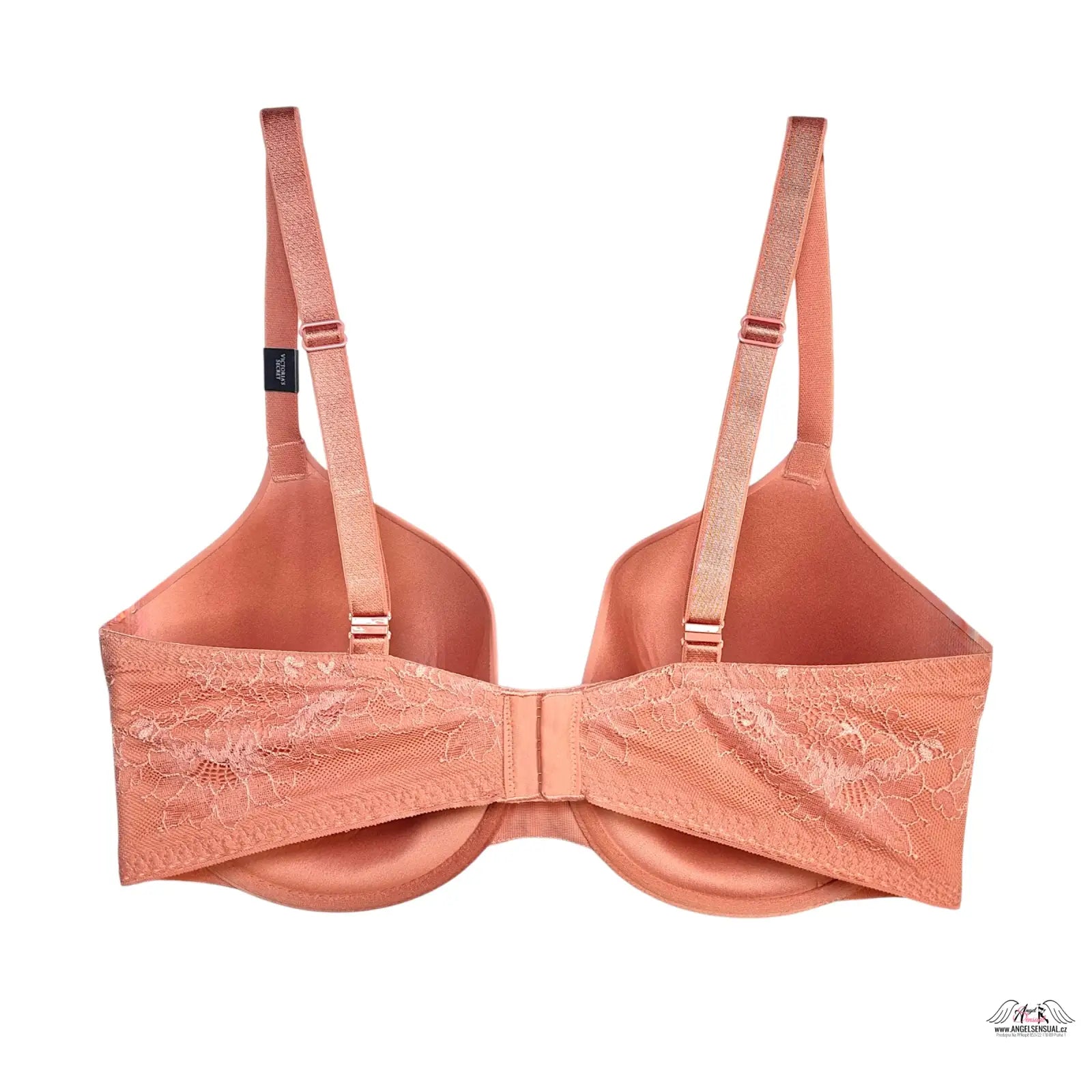 Hladká podprsenka s jemnou krajkou a mašní u Victoria’s Secret