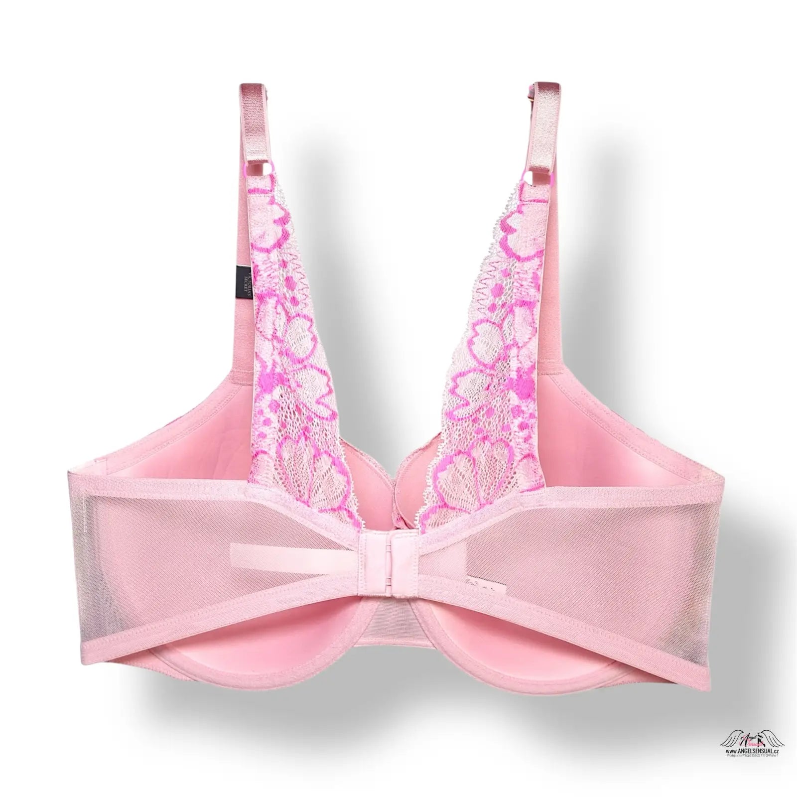 Luxusní podprsenka Victoria’s Secret v jemnou příjemnou krajkou s mašlí a sítí
