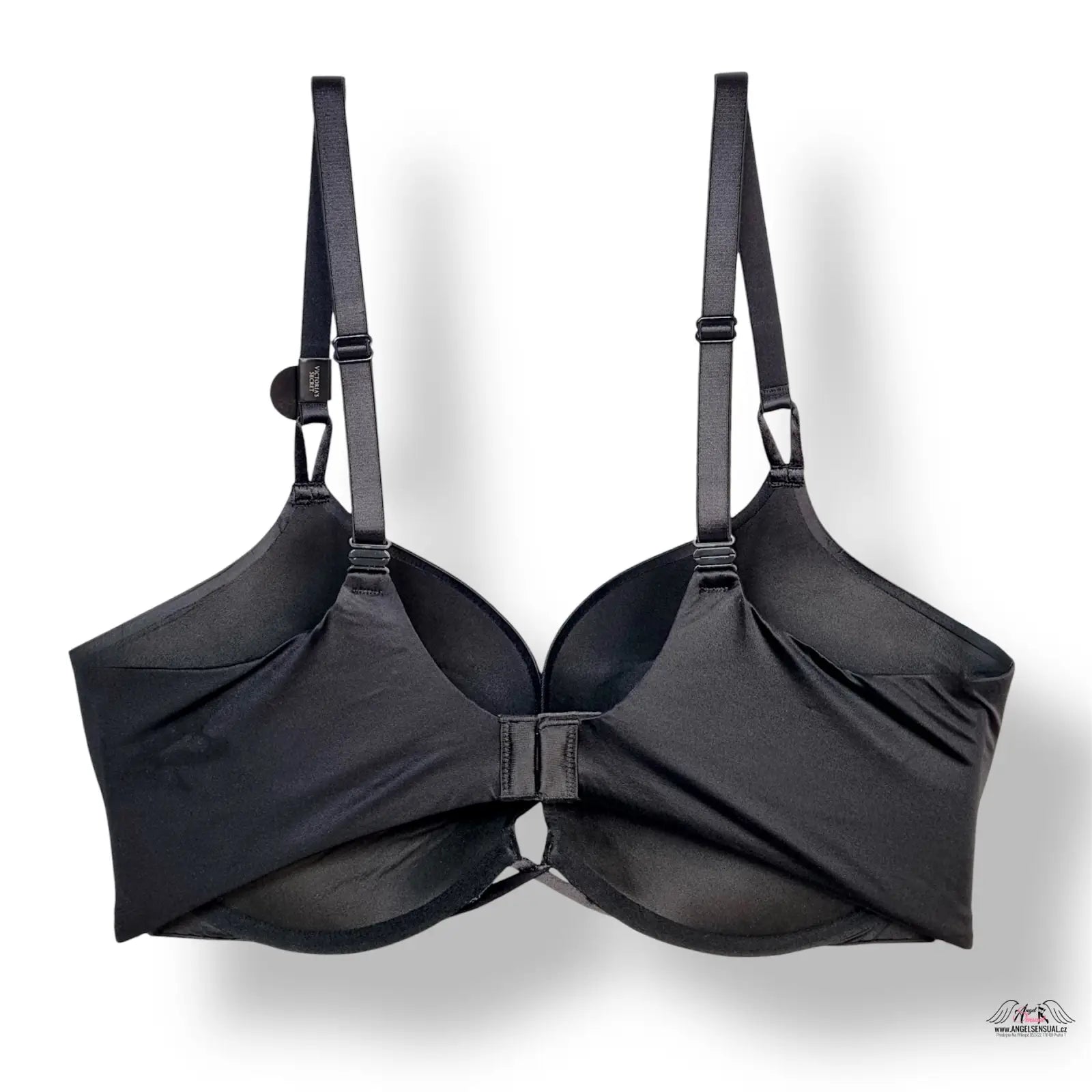 Černá nylonová sportovní podprsenka Bombshell Push s push-up efektem