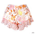 Victoria’s Secret saténové květinové kraťasy v růžovo-oranžové