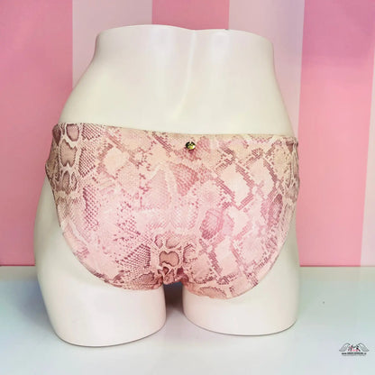 Pink vzorovaný spodní díl plavek Victoria’s Secret na figuríně
