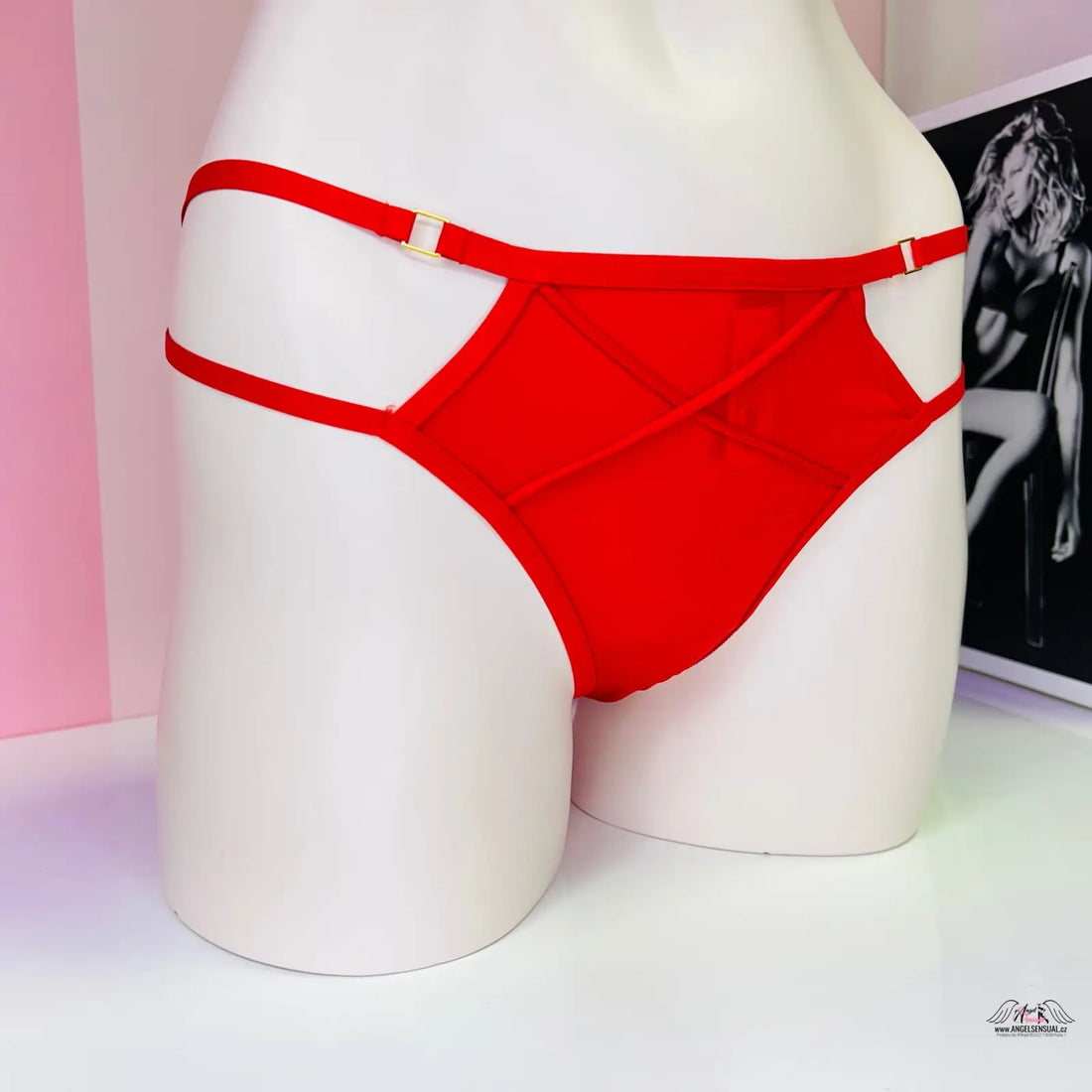 Pohled oslní Victoria’s Secret Tanga s Ozdobnými Pásky v více barvách, ideální pro apparel & accessories