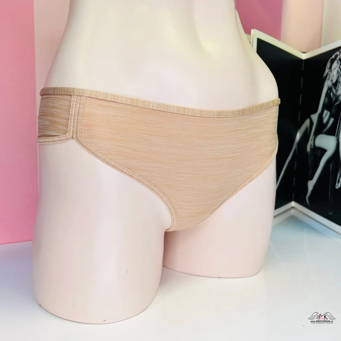 Beige women’s underwear Victoria’s Secret Tanga Žíhané s pohodlnou gumou, apparel & accessories