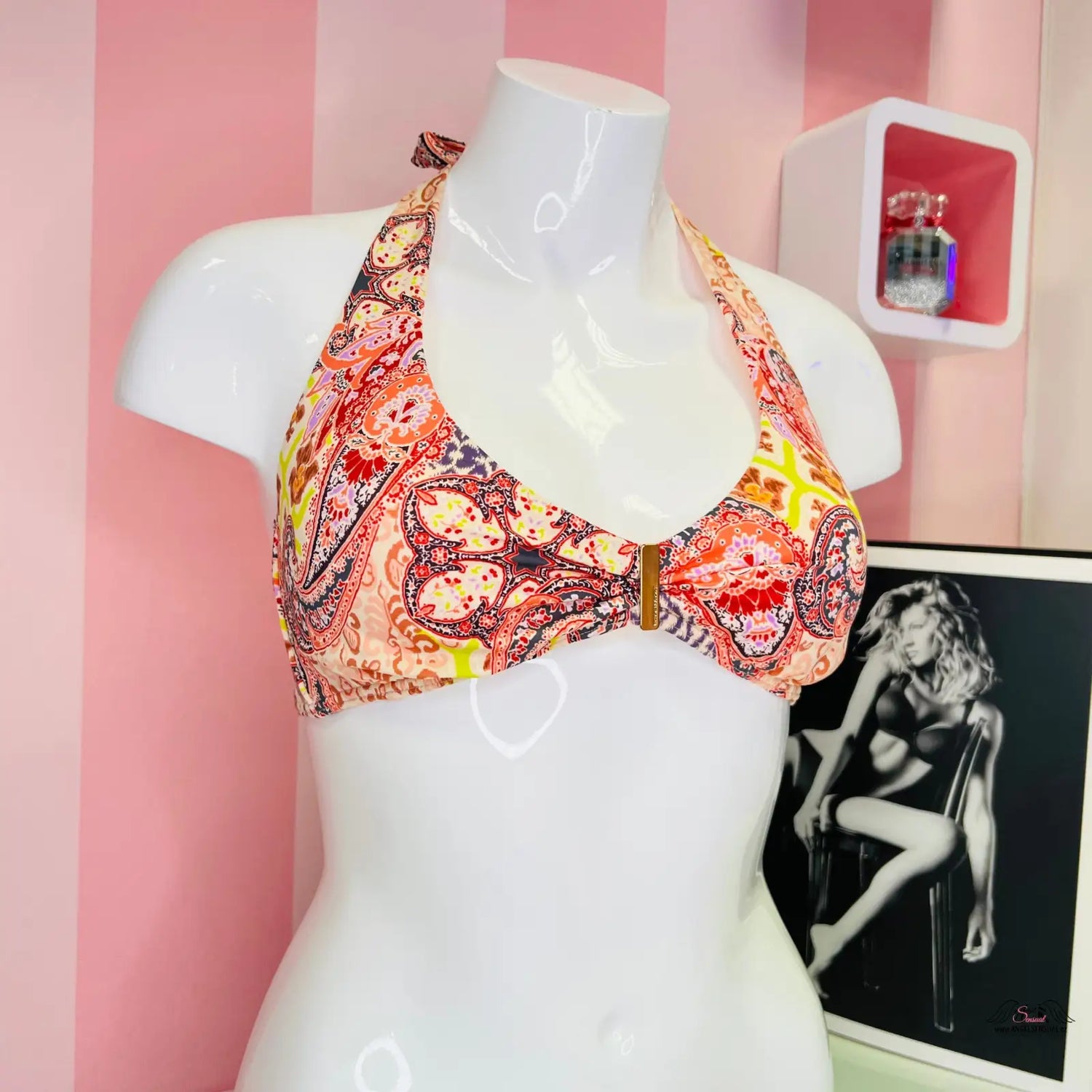 Horní díl plavek se zlatou sponou - M / Barevná / Druhá kategorie - Victoria’s Secret