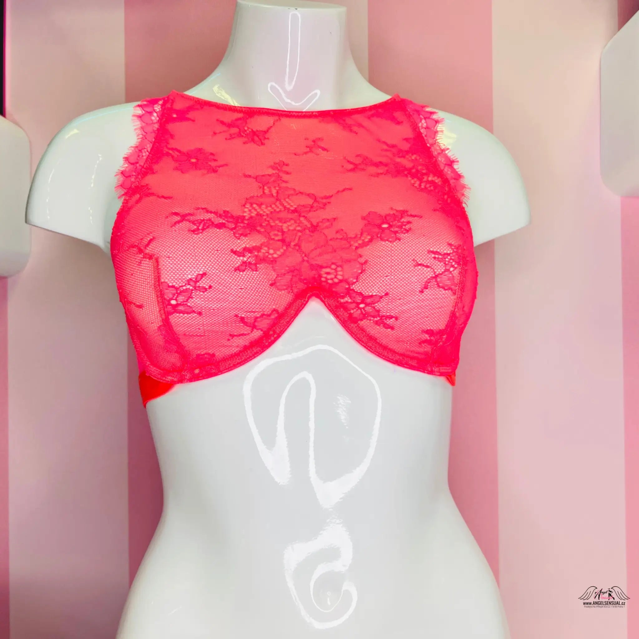 Vykrojená braletka - Růžová / 34C / Nové se štítky - Podprsenky Victoria’s Secret