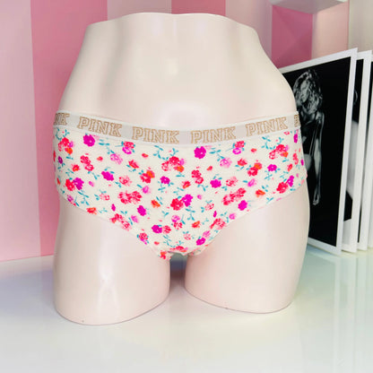 Bavlněné květované kalhotky - Kalhotky PINK