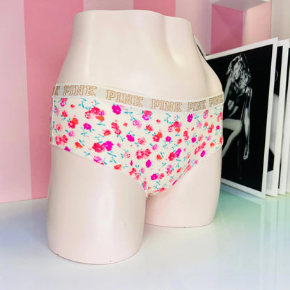 Bavlněné květované kalhotky - Kalhotky PINK