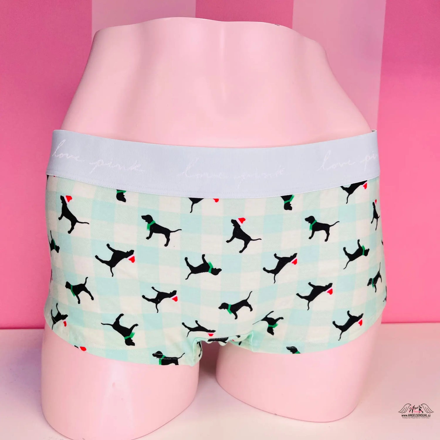 Bavlněné shortie - L / Mint / Nové se štítky - Kalhotky PINK
