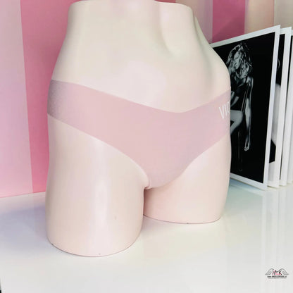 Bezešvé světle růžové tanga - XS / Světle růžová / Nové se štítky - Tanga Victoria’s Secret