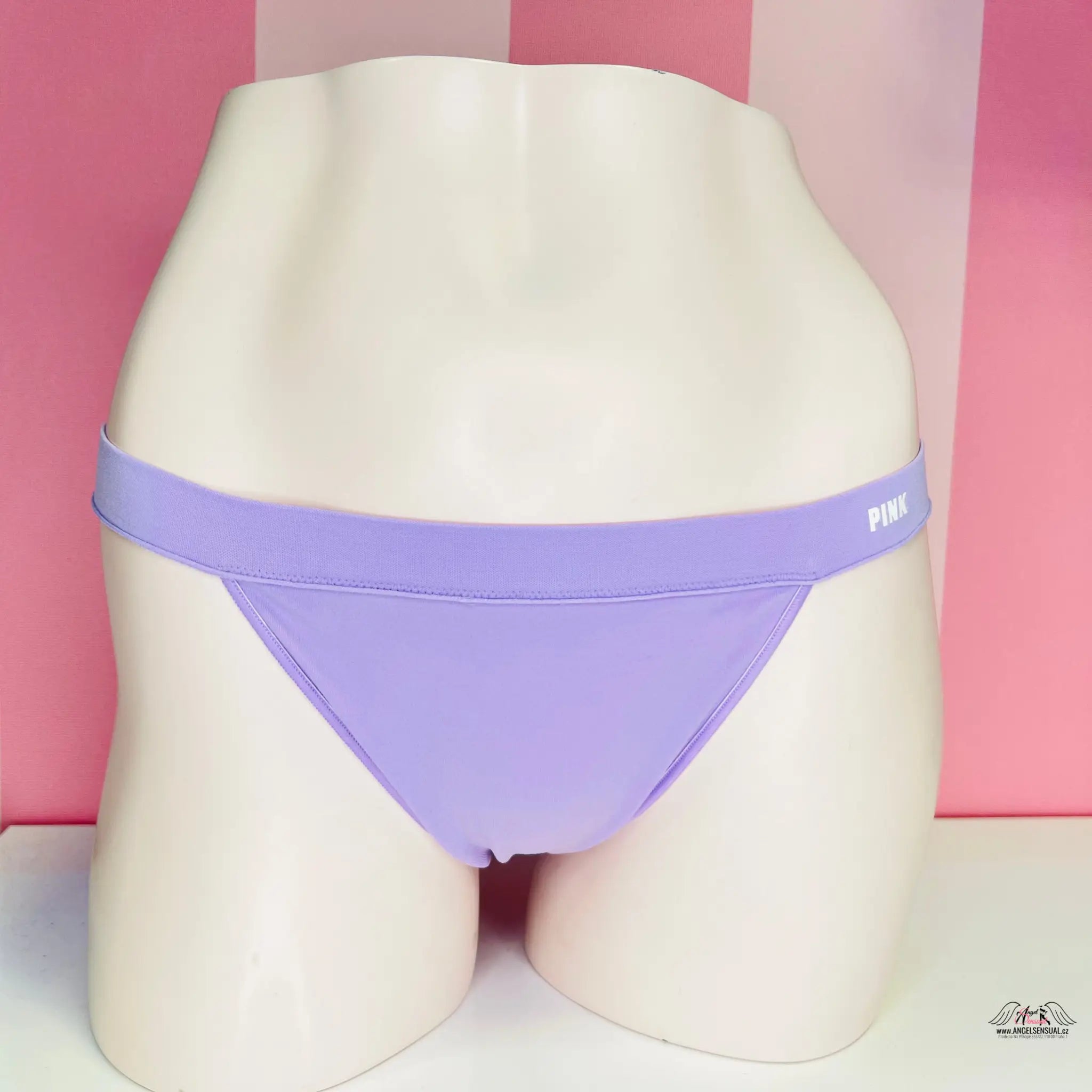 Elastické kalhotky - L / Lila / Nové se štítky - Bikini PINK