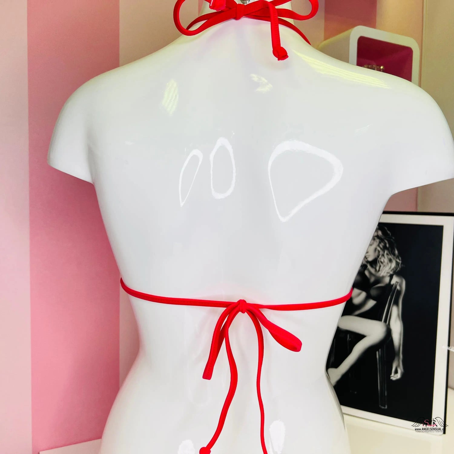 Horní díl plavek s třásněmi - S / Růžová / Druhá kategorie - Victoria’s Secret