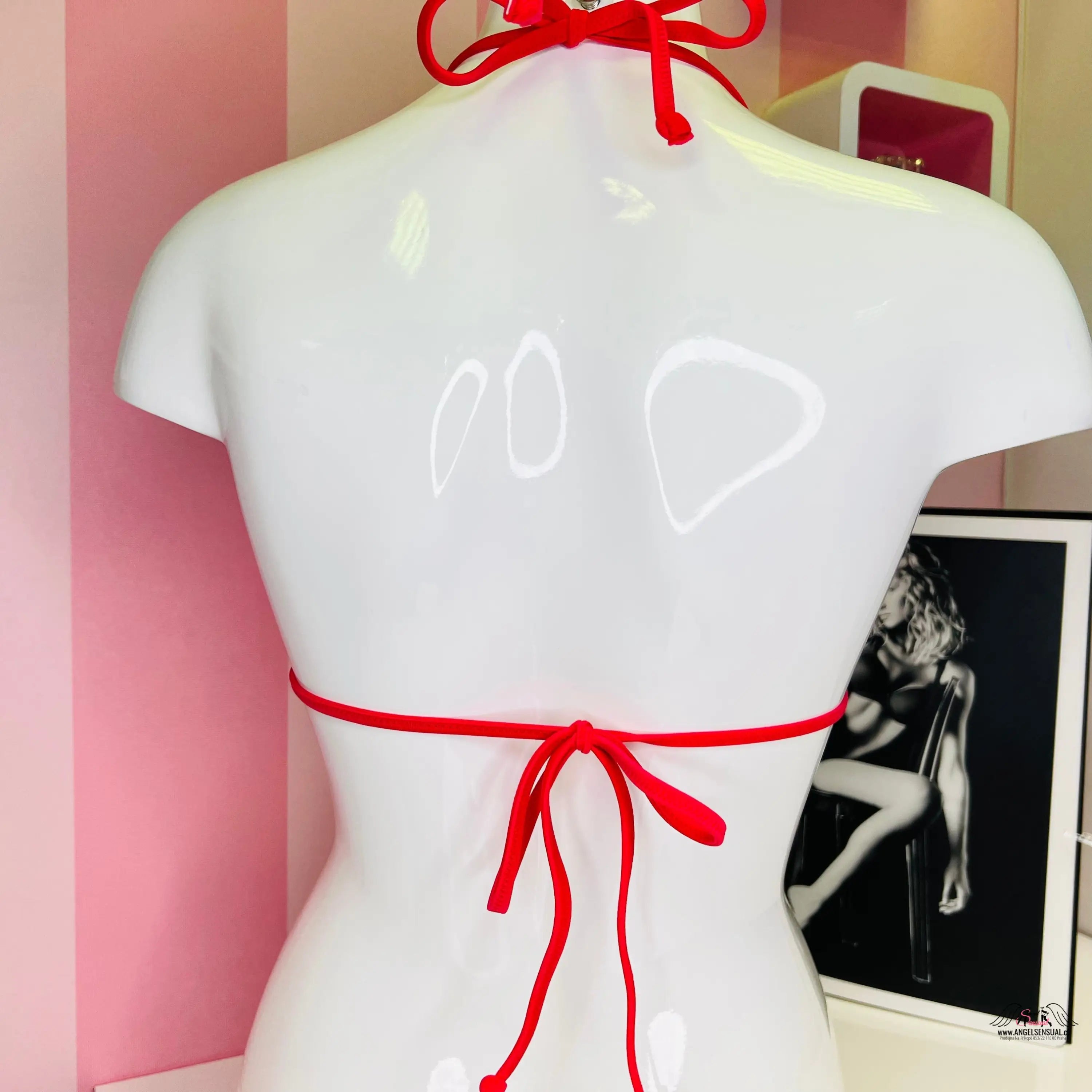 Horní díl plavek s třásněmi - S / Růžová / Druhá kategorie - Victoria’s Secret