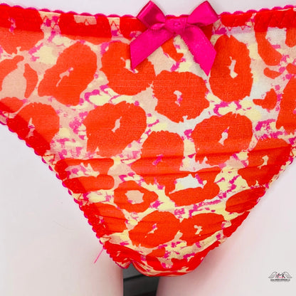 Kalhotky Kit Leopard - L / Červená / Nové se štítky - Agent Provocateur