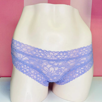 Krajkové kalhotky - S / Lila / Nové se štítky - Cheeky Victoria’s Secret