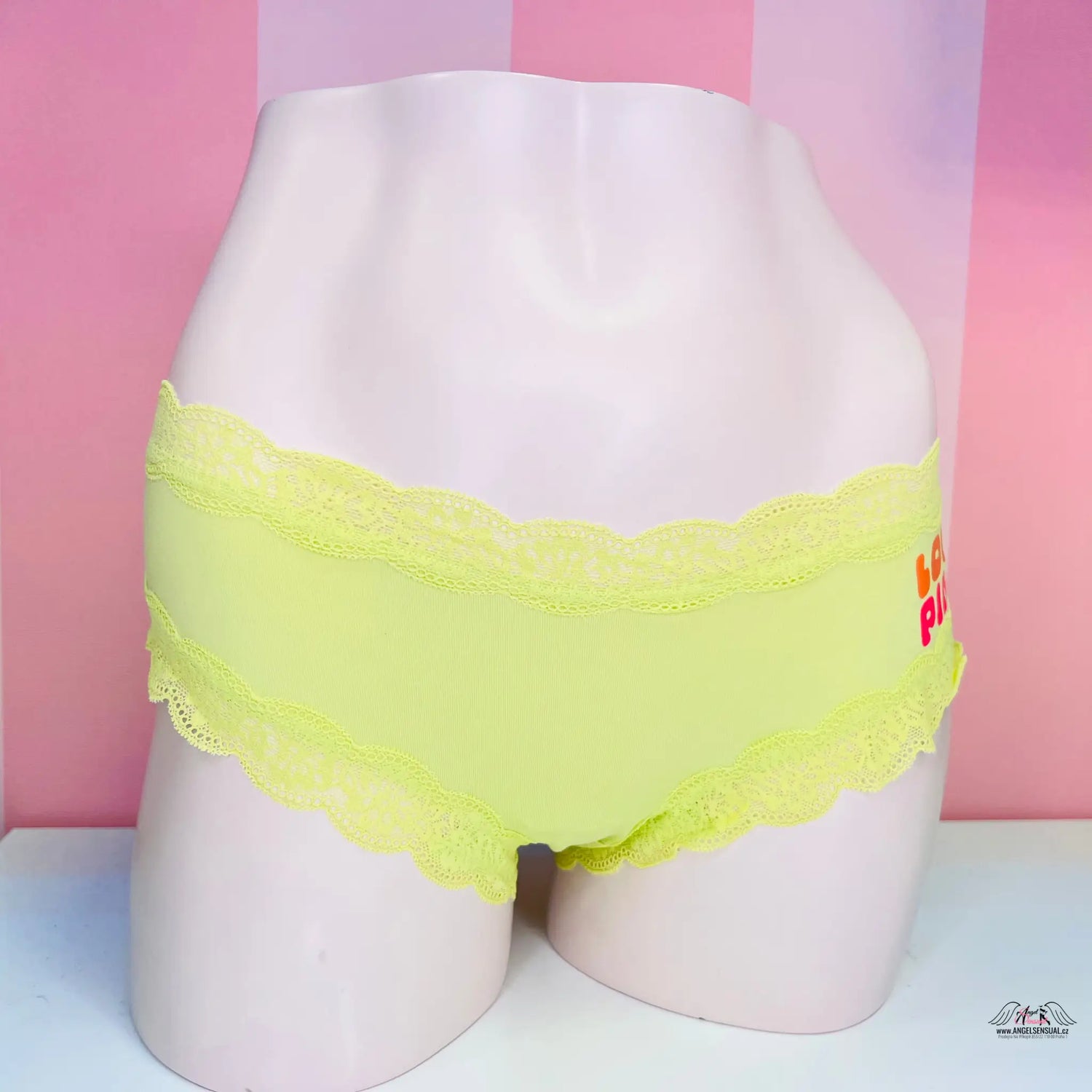 Limetkové kalhotky - L / Limetková / Nové se štítky - Cheekster Victoria’s Secret