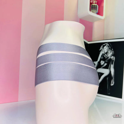 Stříbrné cheeky - XS / Šedá / Nové se štítky - Cheeky Victoria’s Secret
