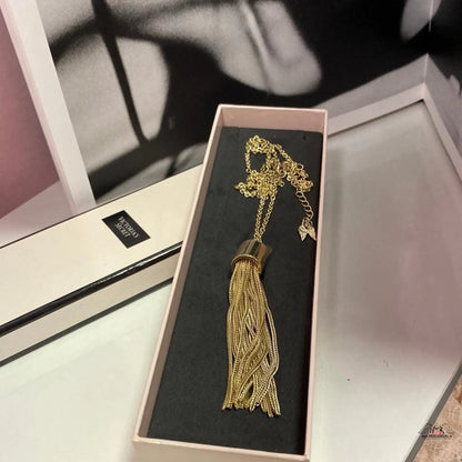 Zlatý náhrdelník - Univerzální / Zlatá / Nové se štítky - Náhrdelník Victoria’s Secret